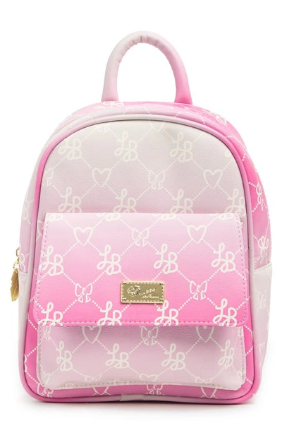 Shop Luv Betsey By Betsey Johnson Mid Size Backpack In Pink Ombre Logo