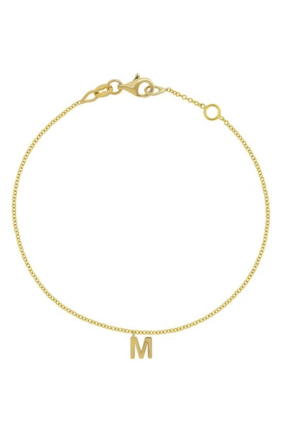 Shop Bony Levy 14k Gold Personalized Charm Bracelet In 14k Yellow Gold - 1 Charm