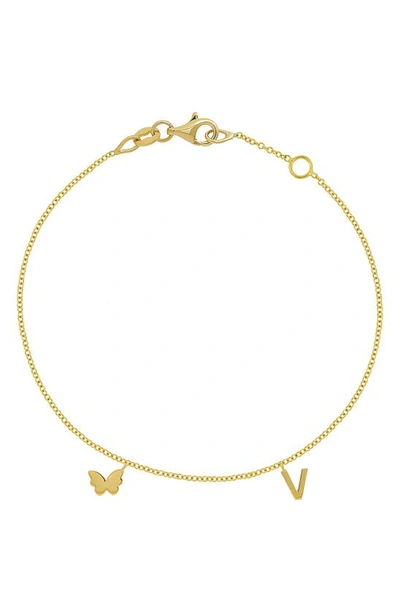BONY LEVY BONY LEVY 14K GOLD PERSONALIZED CHARM BRACELET 