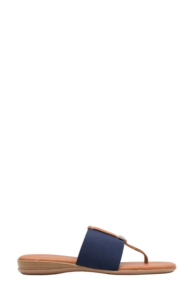 Shop Andre Assous Nice Featherweights™ Slide Sandal In Navy