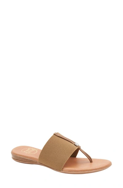 Shop Andre Assous Nice Featherweights™ Slide Sandal In Khaki