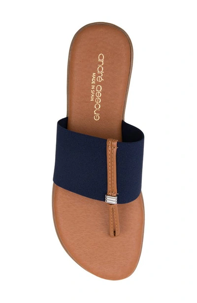 Shop Andre Assous André Assous Nice Featherweights™ Slide Sandal In Navy