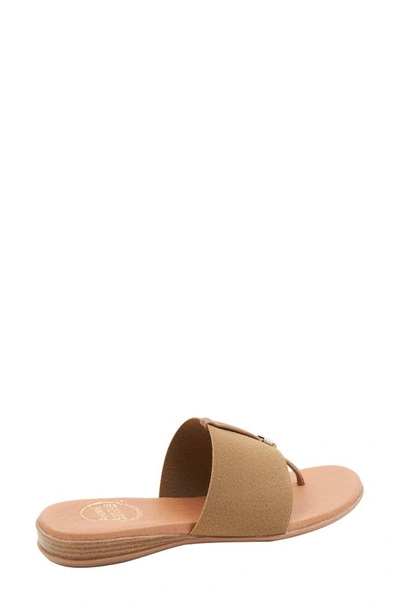 Shop Andre Assous Nice Featherweights™ Slide Sandal In Khaki