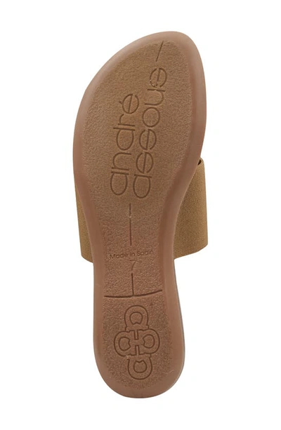 Shop Andre Assous Nice Featherweights™ Slide Sandal In Khaki