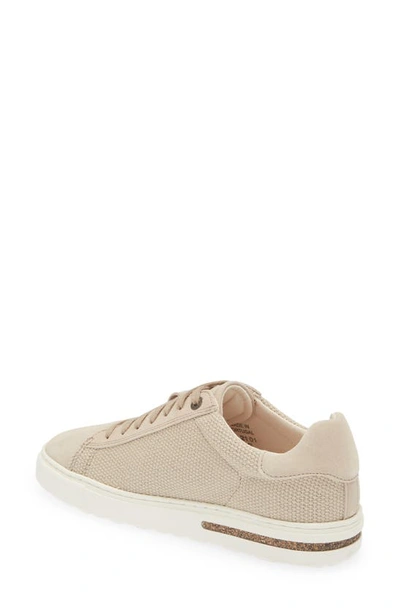 Birkenstock Womens Sandcastle Bend Low Logo-embossed Suede Low-top Trainers In Sandcastle