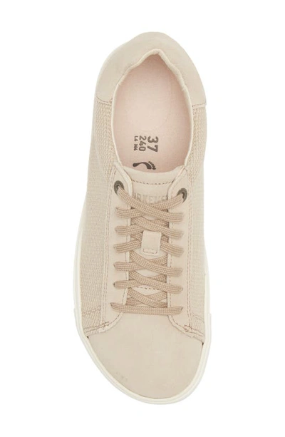 Birkenstock Womens Sandcastle Bend Low Logo-embossed Suede Low-top Trainers In Sandcastle