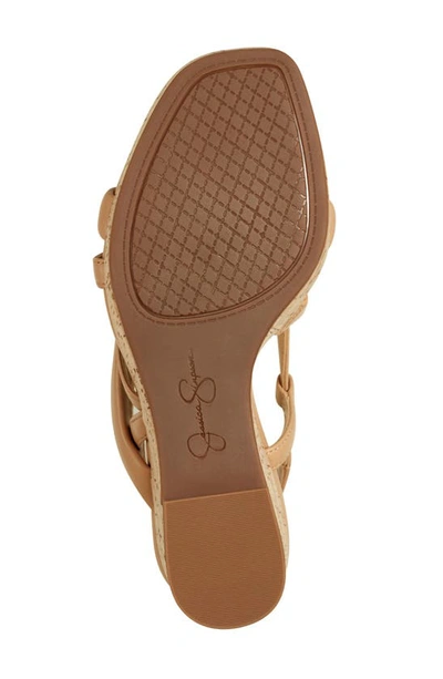 Shop Jessica Simpson Simina Wedge Sandal In Buff