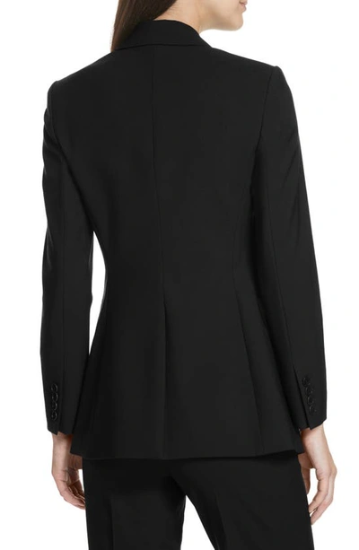 Shop Theory Etiennette B Good Wool Suit Jacket In Black