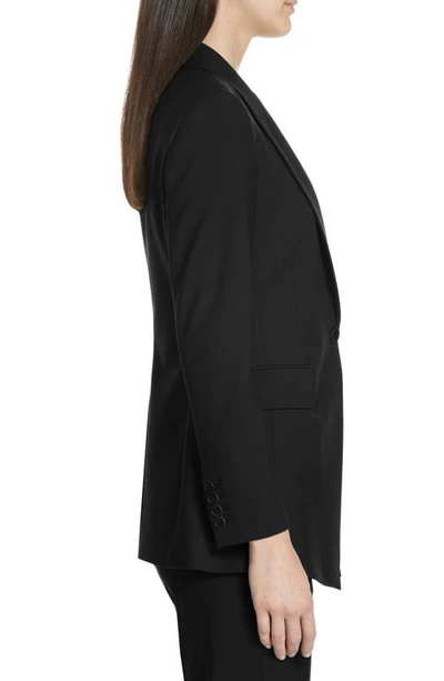 Shop Theory Etiennette B Good Wool Suit Jacket In Black