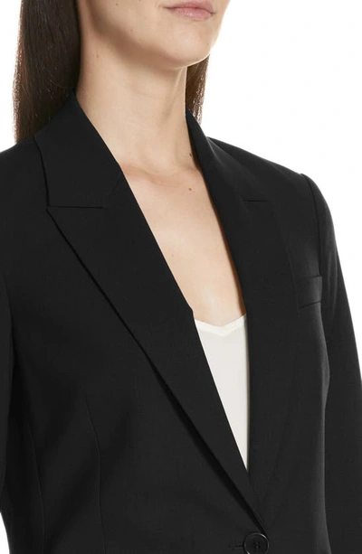 Shop Theory Etiennette B Good Wool Suit Jacket In Black