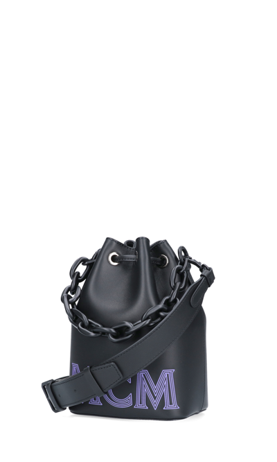 MCM Black Visetos Nylon Drawstring Bucket Bag For Sale at 1stDibs  mcm  bucket bag black, mcm black bucket bag, mcm mini logo chain drawstring  bucket bag
