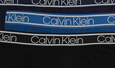 Shop Calvin Klein Ultimate Comfort Trunk In Peacoat/black/delft