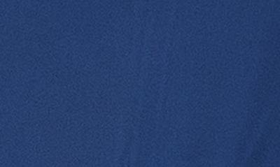 Shop Nina Leonard Three-quarter Length Sleeve Waist Tie Jumpsuit In Classic Blue