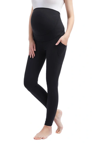 Shop Kimi And Kai Joi Bellyback Maternity Leggings In Black