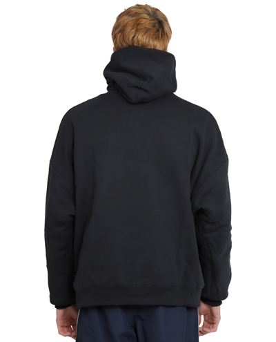 Shop Balenciaga Navy Reversible Hoodie Men In Blue