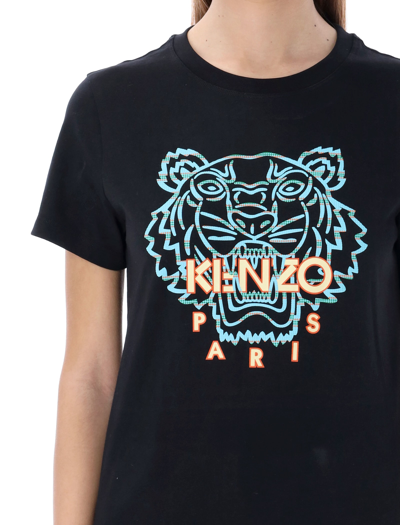 Shop Kenzo Tiger Classic T-shirt In Black