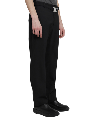 Shop Alyx 1017  9sm Black Buckle Suit Trousers