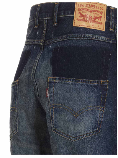 Shop Junya Watanabe Collab. Levis Jeans In Blue