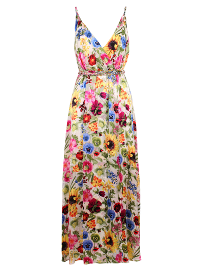 Shop Alice And Olivia Alice Olivia Samantha Floral Print Dress In Sunday Stroll