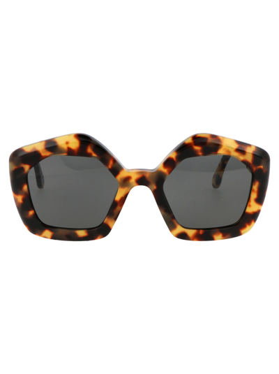 Shop Marni Eyewear Laughing Waters Sunglasses In Sol Leone