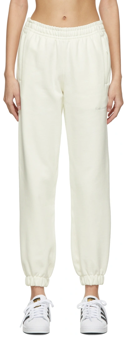 Shop Adidas X Humanrace By Pharrell Williams Off-white Humanrace Basics Lounge Pants In Off White