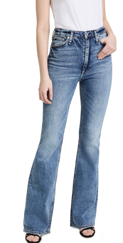 Shop Rag & Bone Icon Casey High Rise Flare Jeans In Norwalk