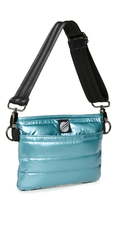 Shop Think Royln Quilted Bum Bag In Pearl Ice Blue