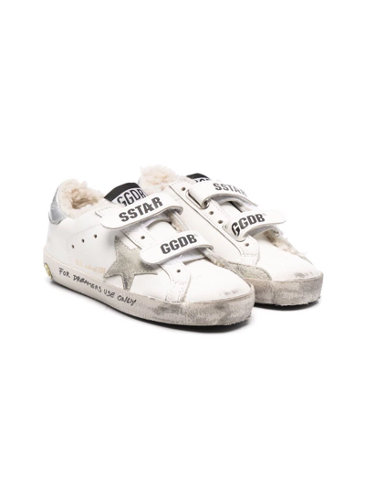 Shop Golden Goose Low-top Trainers In White
