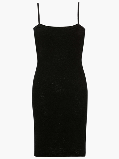 Shop Jw Anderson Fitted Camisole Mini Dress In Black