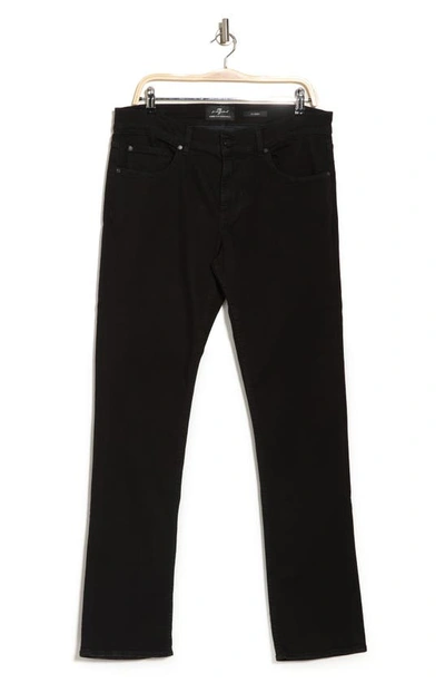 Shop 7 For All Mankind Slimmy Squiggle Jeans In Rinse Blk