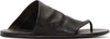 MARSÈLL Black Leather Sheath Sandals