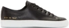 COMMON PROJECTS Black Leather Tournament Low Sneakers