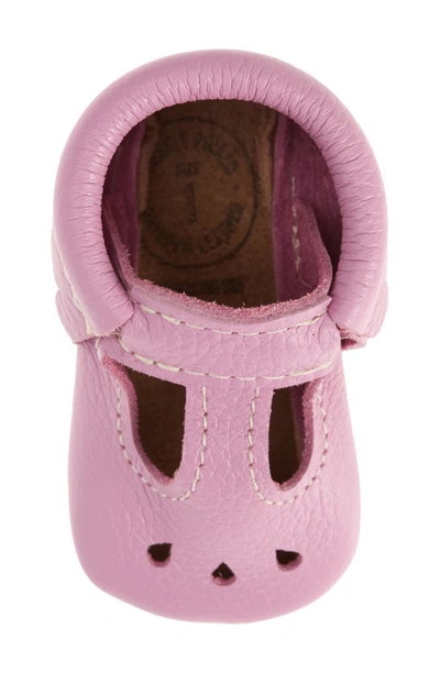 Shop Freshly Picked Mary Jane Crib Shoe In Orchid