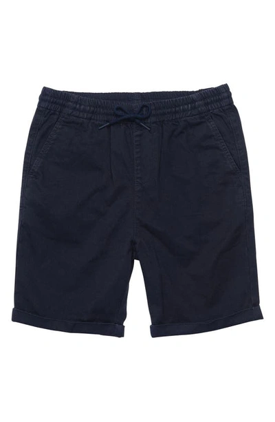Shop Barbour Kids' Cotton Chino Shorts In City Navy