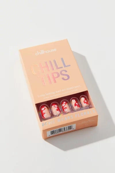 Shop Chillhouse Chill Tips Press-on Nail Manicure Kit In Devil Wears Floral