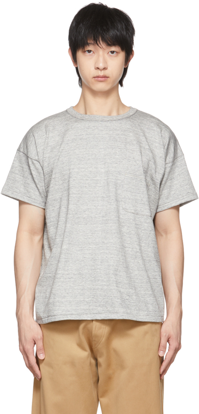 Shop Taiga Takahashi Grey Cotton T-shirt In Heather Gray