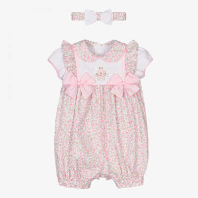 Shop Pretty Originals Baby Girls Pink Shortie Set