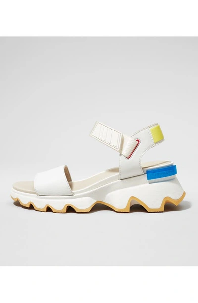 Shop Sorel Kinetic Sandal In Sea Salt/ White