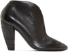 Marsèll Black Leather Cleavage Ankle Boots
