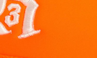 Shop R13 Logo Trucker Hat In Orange