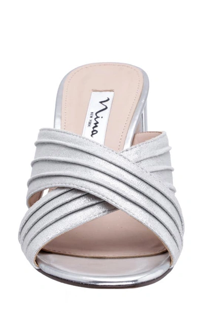 Shop Nina Nayely Sandal In True Silver