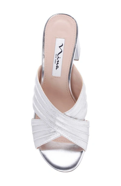 Shop Nina Nayely Sandal In True Silver