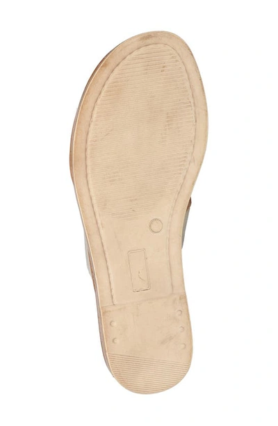Bella Vita Dov-italy Womens Leather Slip-on Slide Sandals In Champagne