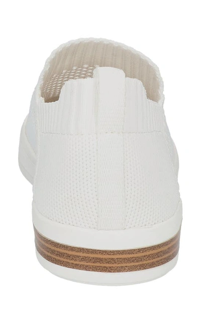 Shop Bella Vita Ramira Slip-on Knit Sneaker In White