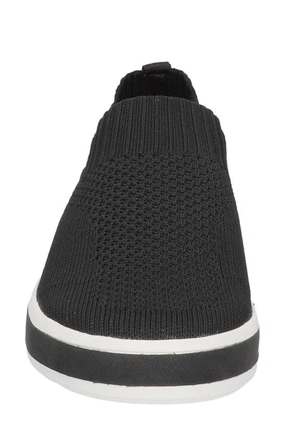 Shop Bella Vita Ramira Slip-on Knit Sneaker In Black