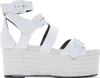 PIERRE HARDY White Casual Platform Sandals