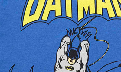 Shop Mighty Fine Dc Batman Graphic Tee In Royal