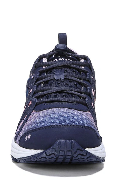 Ryka Hydro Sport Womens Contrast Trim Mesh Water Shoes In Med Blue