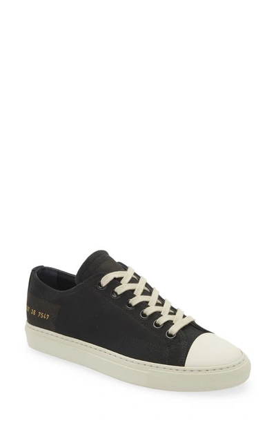 Shop Common Projects Tournament Low Top Sneaker In 7547 Black