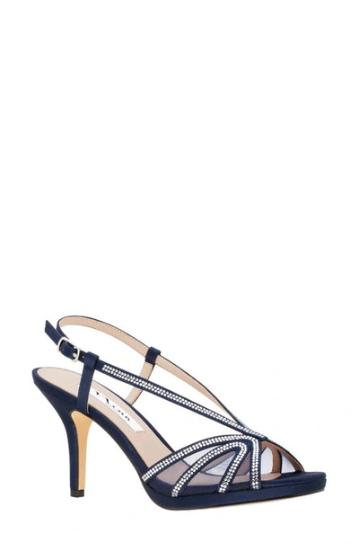 Shop Nina Barbara Sandal In Navy